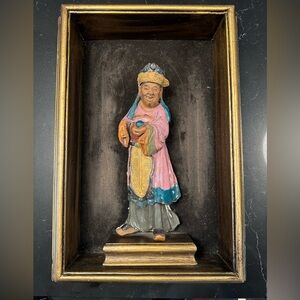 Antique Chinese shadow box.